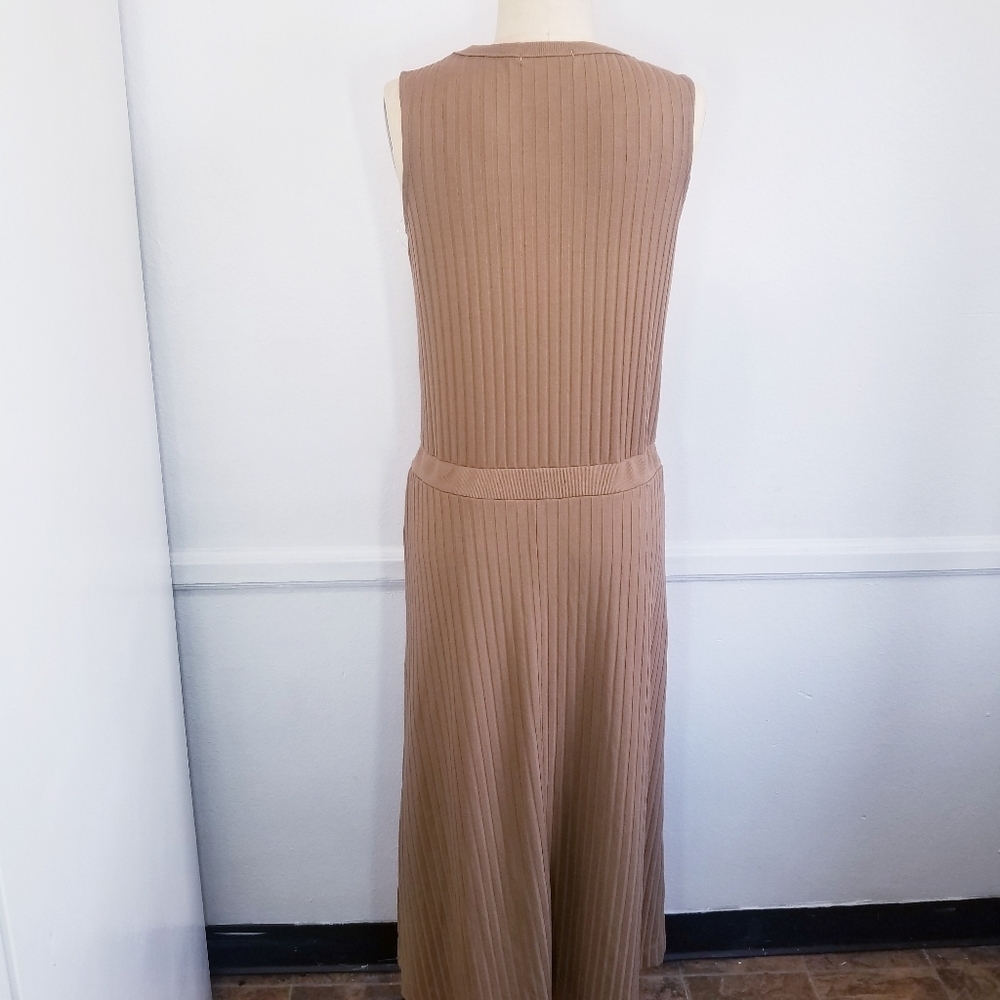 Moussy | Sleeveless Jersey Knit Dress + Daisy Tie - Picture 9 of 12
